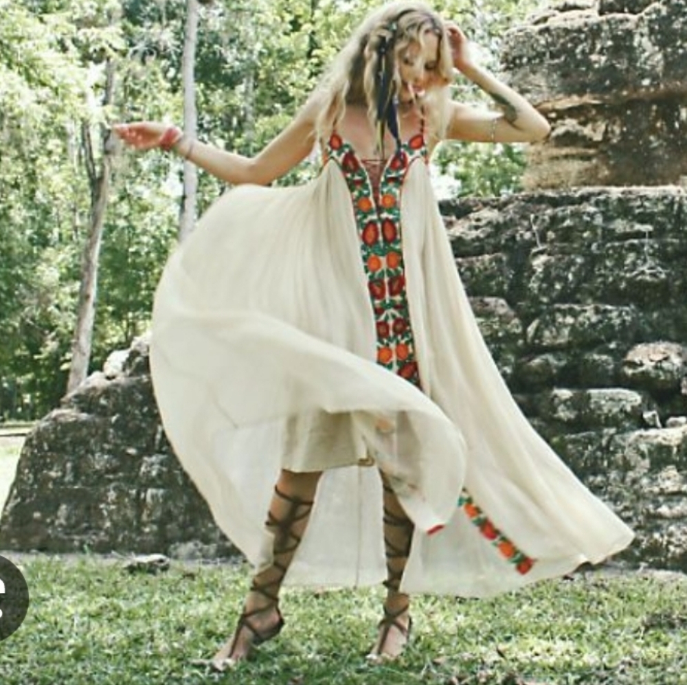 ISO PLEASE HELP! Free People Nikita maxi dress xs - Picture 4 of 13